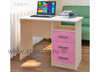 Стол письменный однотумбовый с ящиками