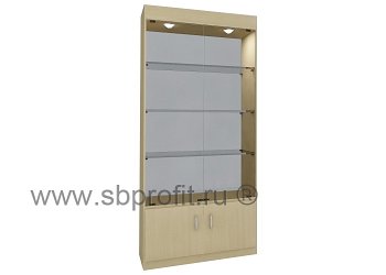 Торговая витрина с подсветкой