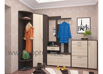 Рассвет, модульный комплекс в прихожую (СПУ-4, Аврора, ПР-11, ОБ-1)  комплект