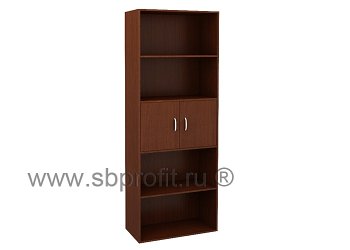 Шкаф для бумаг широкий высокий полуоткрытый