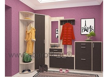 Рассвет, модульный комплекс в прихожую (СПУ-4, Аврора, ПР-11, ОБ-1)  комплект