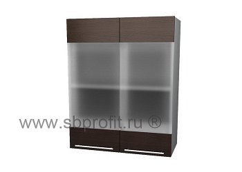 Шкаф витрина двухдверный  75