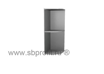 Шкаф терминальный открытый скругленный 30