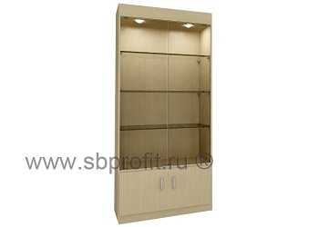 Торговая витрина с подсветкой