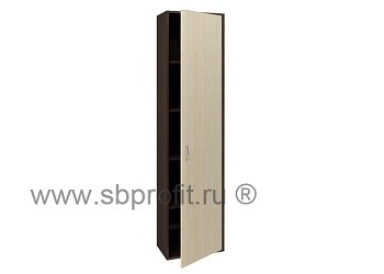 Шкаф для бумаг узкий высокий