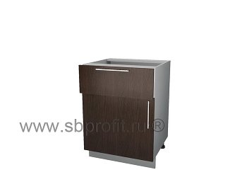 Стол с 1 ящиком и 1 дверью 60