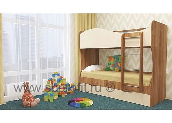 Кровать КУЗЯ 2-х ярусная