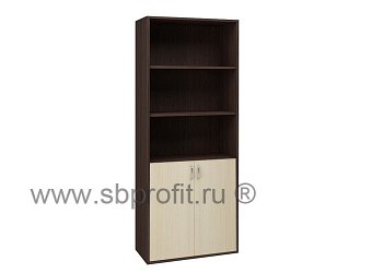 Шкаф для бумаг широкий высокий полуоткр