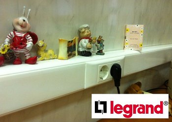 Кабель-канал с уст 2-х пост розеткой