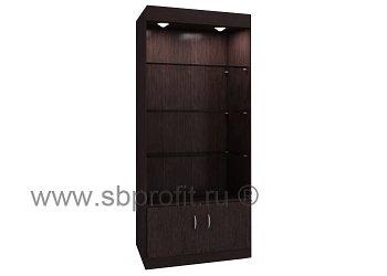 Торговая витрина с подсветкой