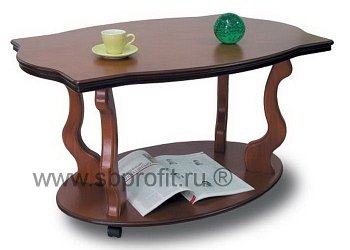 Стол журнальный Берже-3 на колесах