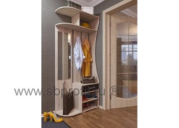 Прихожая с зеркалом