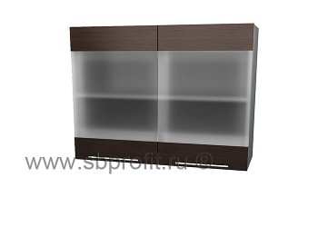 Шкаф витрина двухдверный  95