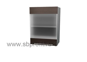 Шкаф витрина однодверный  55