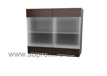 Шкаф витрина двухдверный  85