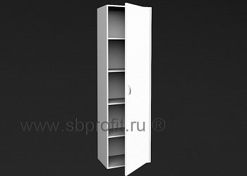 Шкаф для бумаг узкий высокий