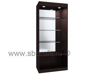 Торговая витрина с подсветкой