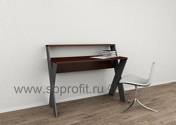 Стол письменный с надставкой