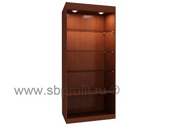 Торговая витрина с подсветкой