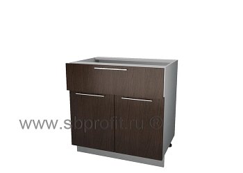 Стол с 1 ящиком и 2 дверьми  80