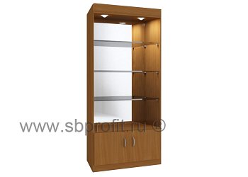 Торговая витрина с подсветкой