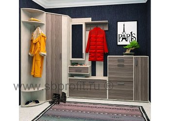 Рассвет, модульный комплекс в прихожую (СПУ-4, Аврора, ПР-11, ОБ-1)  комплект