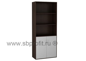 Шкаф для бумаг широкий высокий полуоткрытый