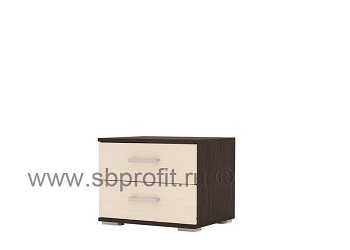 Тумба прикроватная с двумя ящиками