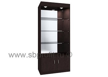 Торговая витрина с подсветкой