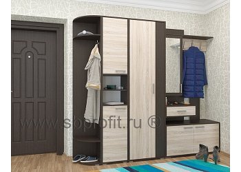 Рассвет, модульный комплекс в прихожую (СПУ-4, ПП-3, ПР-11, Манго)  комплект