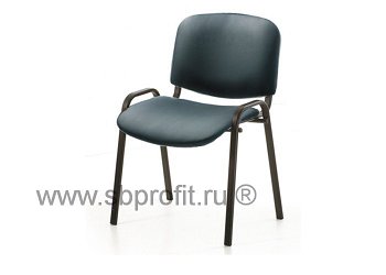 Стул посетителя ISO кожзам черный