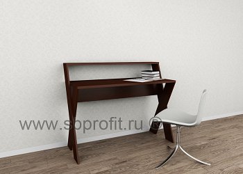 Стол письменный с надставкой