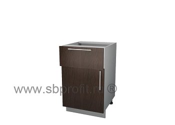 Стол с 1 ящиком и 1 дверью 50